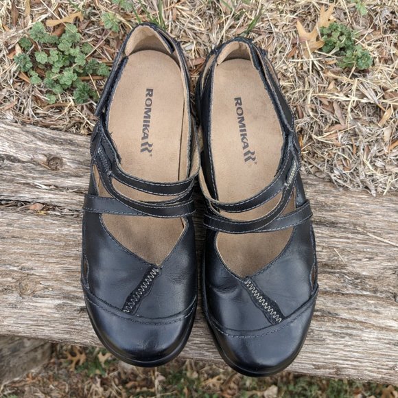 Romika Gina 04 Strappy Mary Jane Flats - Picture 2 of 8